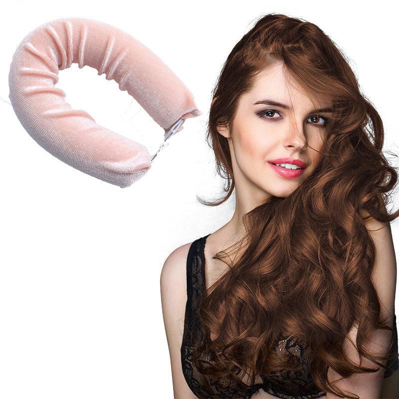Sleeping lazy heatless hair curler simple big wave bold curling iron