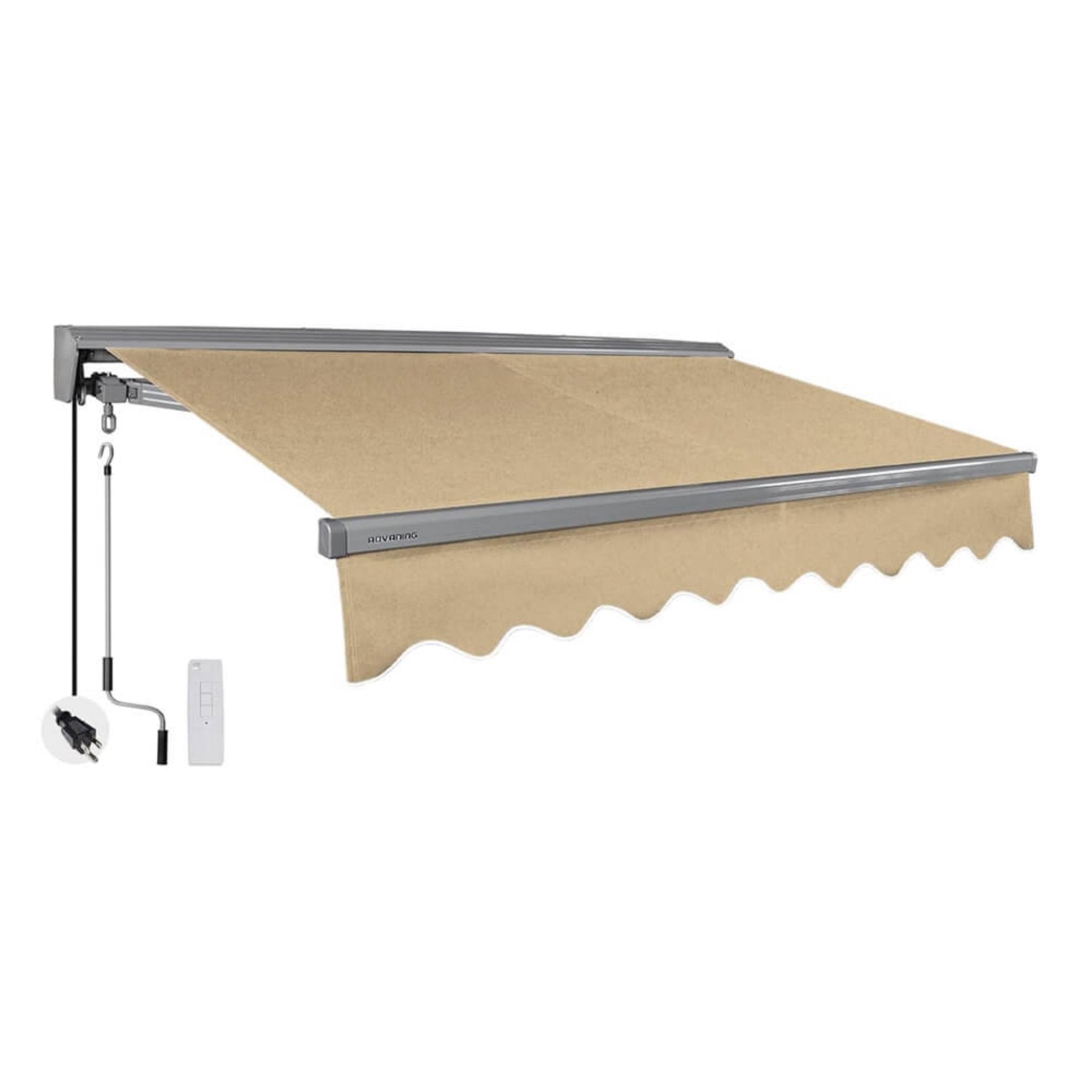 Advaning Classic Series Fully Assembled Retractable Sun Shade Canopy Awning (SAK92851)