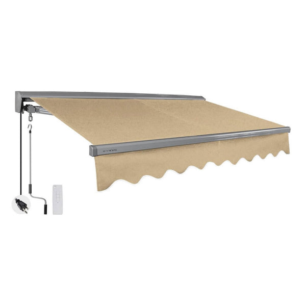 Advaning Classic Series Fully Assembled Retractable Sun Shade Canopy Awning (SAK92851)