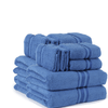 12-Piece Towel Set 100% Ringspun Cotton - Blue