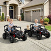 12V Battery Powered Ride On Tractor with Parent Remote Control-Dark Gray