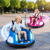 12V Kids Ride On Bumper Car with Remote Control and Flashing Lights-Blue
