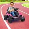 12V Ride on Car Electric UTV with Remote and Music for Big Kids-Pink