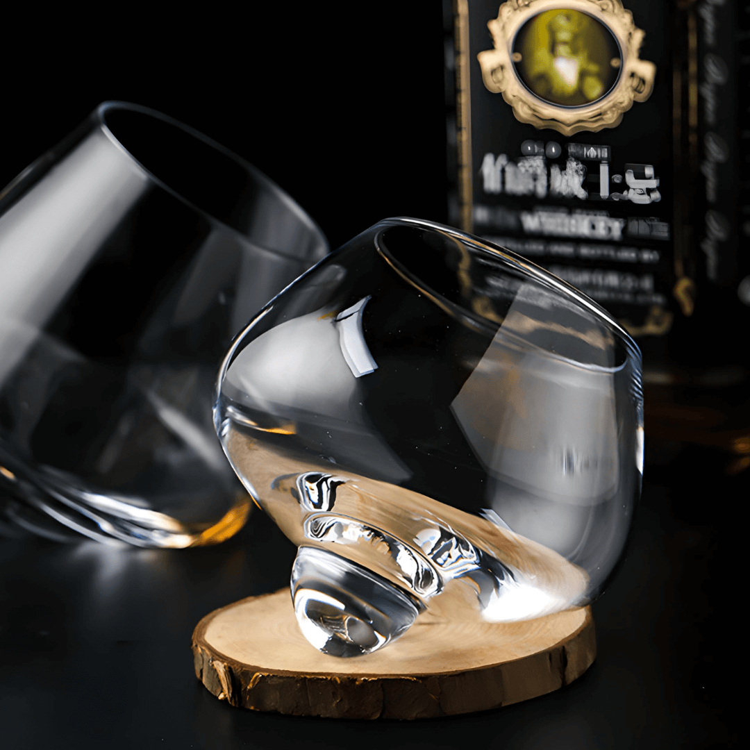 Kami Rotating Crystal Whisky Glass TsukiGlass