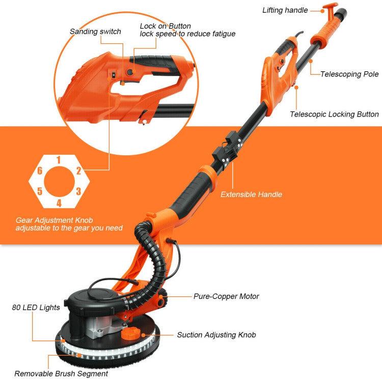 750W Electric Foldable Drywall Sander