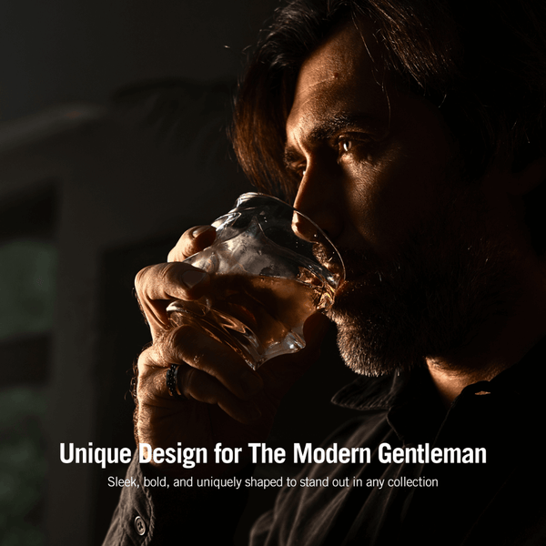 Storm Japanese Crystal Whisky Glass TsukiGlass