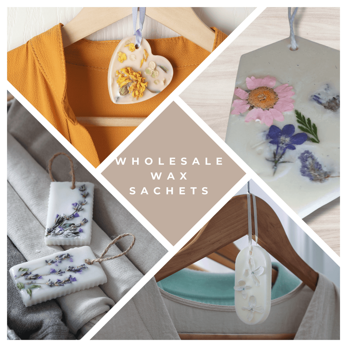 Holiday Gift Botanical Wax Sachet | 18 Signature Scents