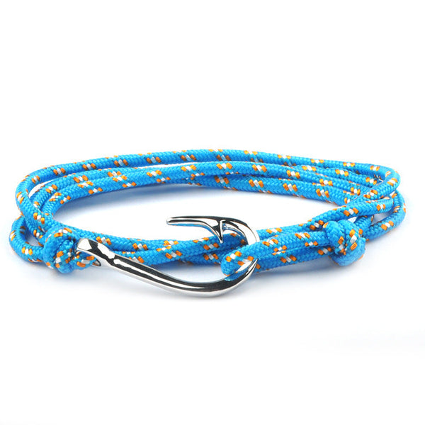 Fashion Hot Multilayer Rope Bracelet hope Anchor Sailor Anchor Bracelets  For Men and  Women Best Gift Hook Bracelet