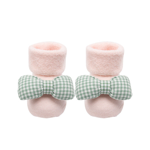 Baby Socks Christmas Anti Slip Short Socks for Baby Newborn Winter Warm Infant Cartoon Girls Boys