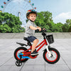 12 Inch Kids Bike Children Bicycle with Training Wheels for 3-4 Years Old-Red