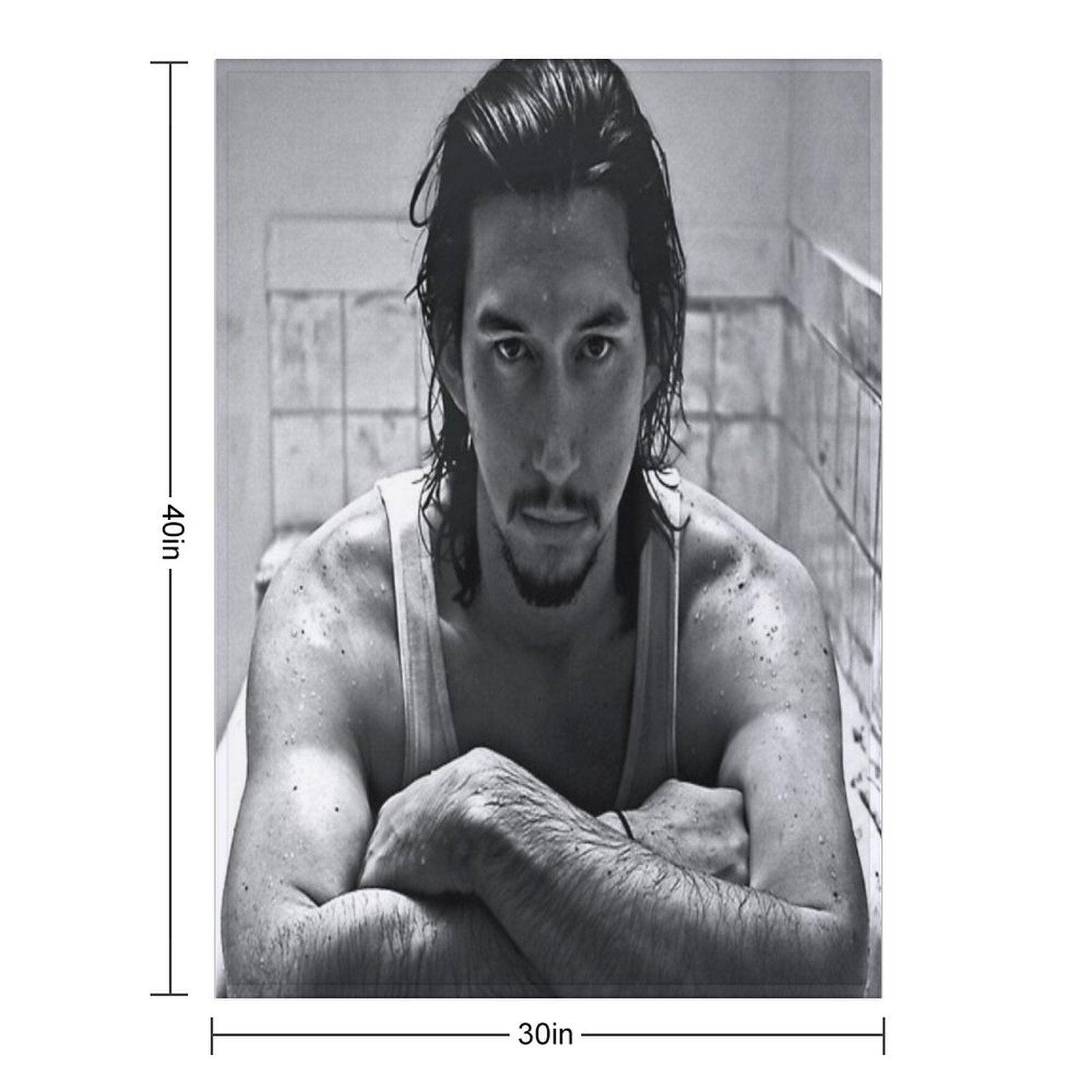 Adam Driver Throw Blanket