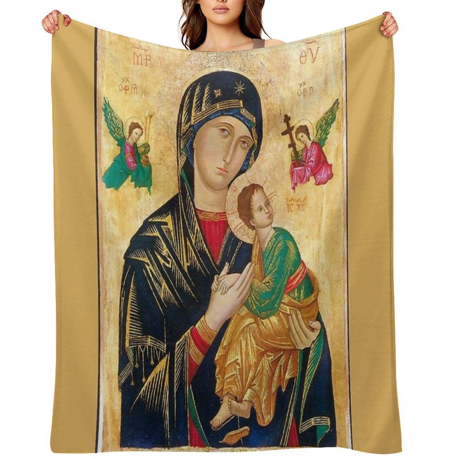 Our  Lady of Perpetual Help 1 Throw Blanket