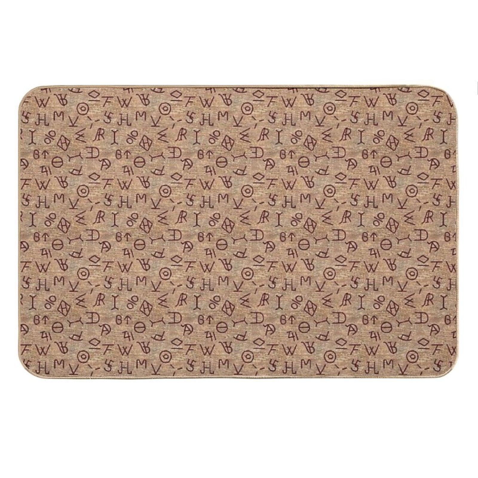 Cattle Brands Bath Mat