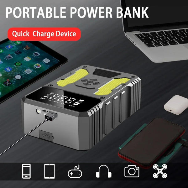 12V Lithium  Booster Jump Starter and Air Compressor
