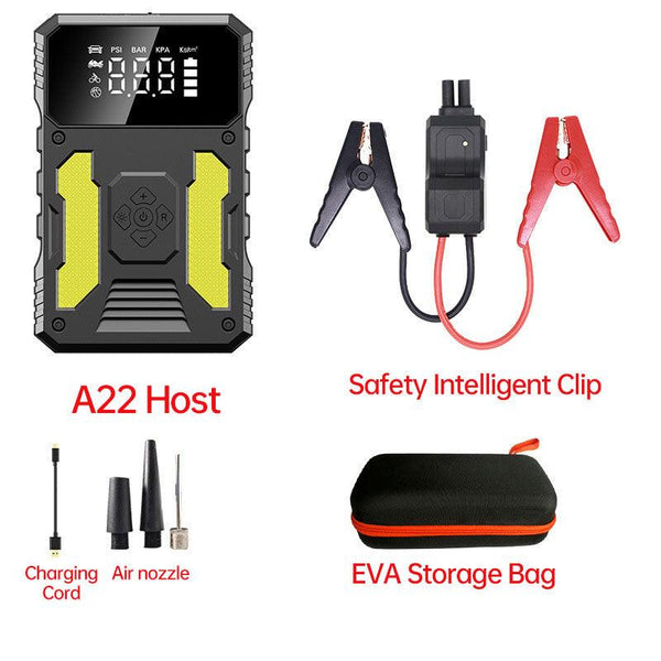 12V Lithium  Booster Jump Starter and Air Compressor