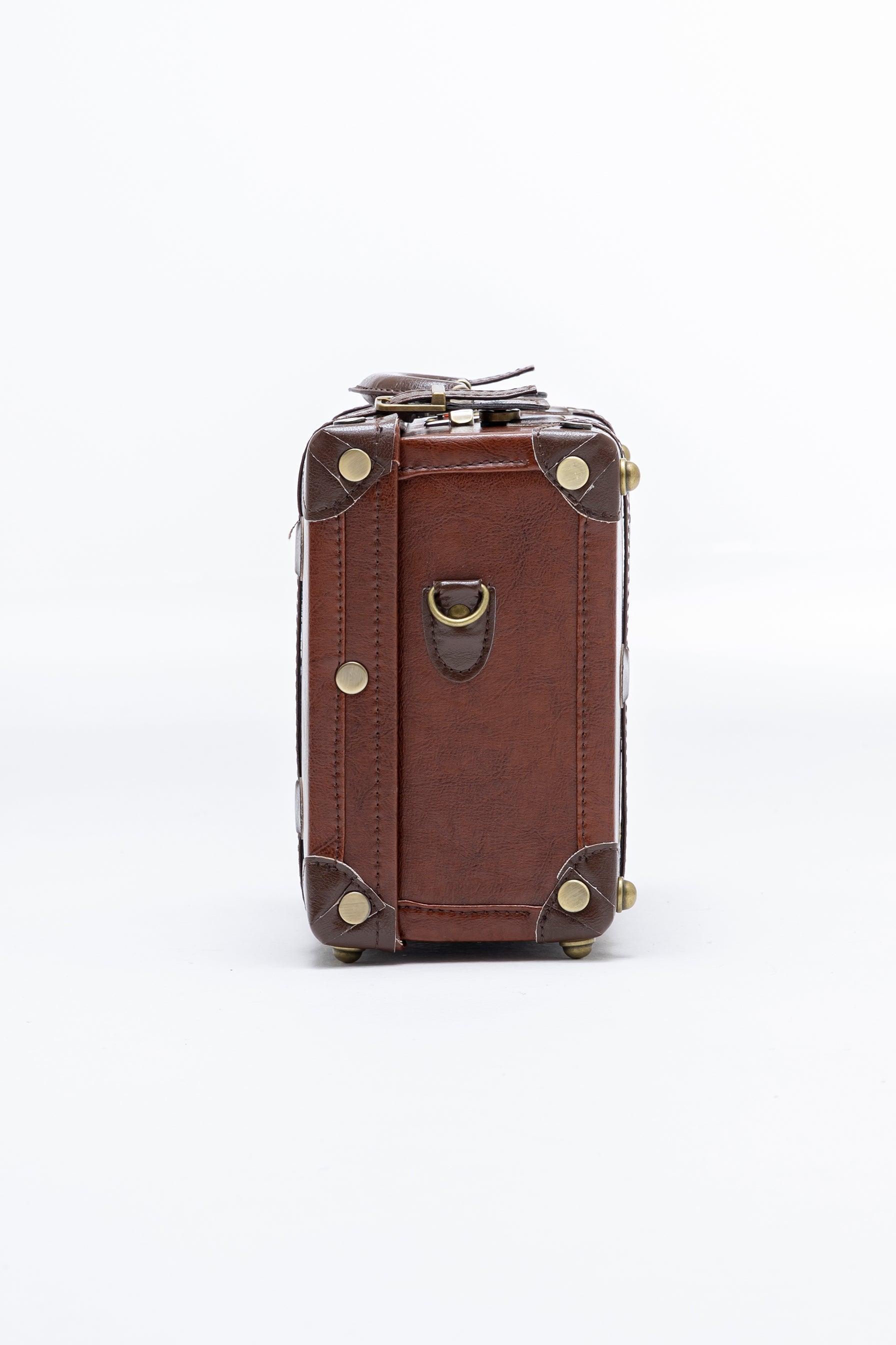 SarahFace Train Case - Caramel Brown's