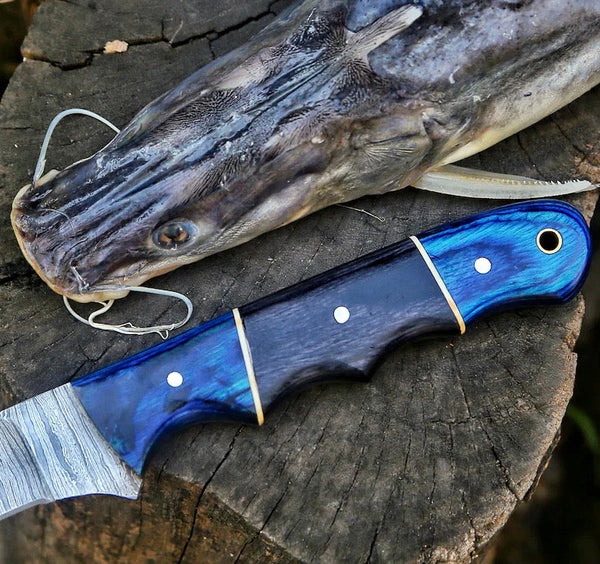 Custom Handmade Damascus Boning Knife – 13