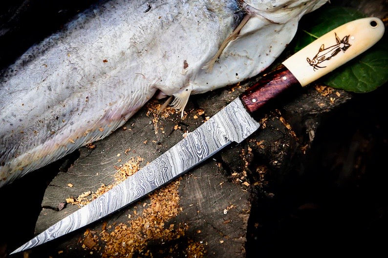 Custom Handmade Filleting Knife for Fish – 13