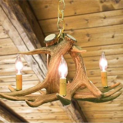 Whitetail 3 Antler Chandelier