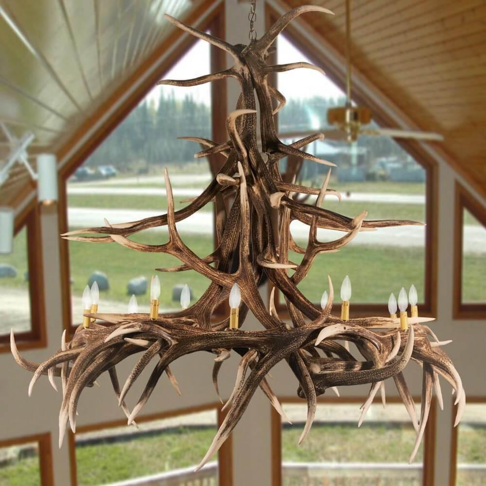 Elk 15 Antler Chandelier - Gifts for You 'n Me