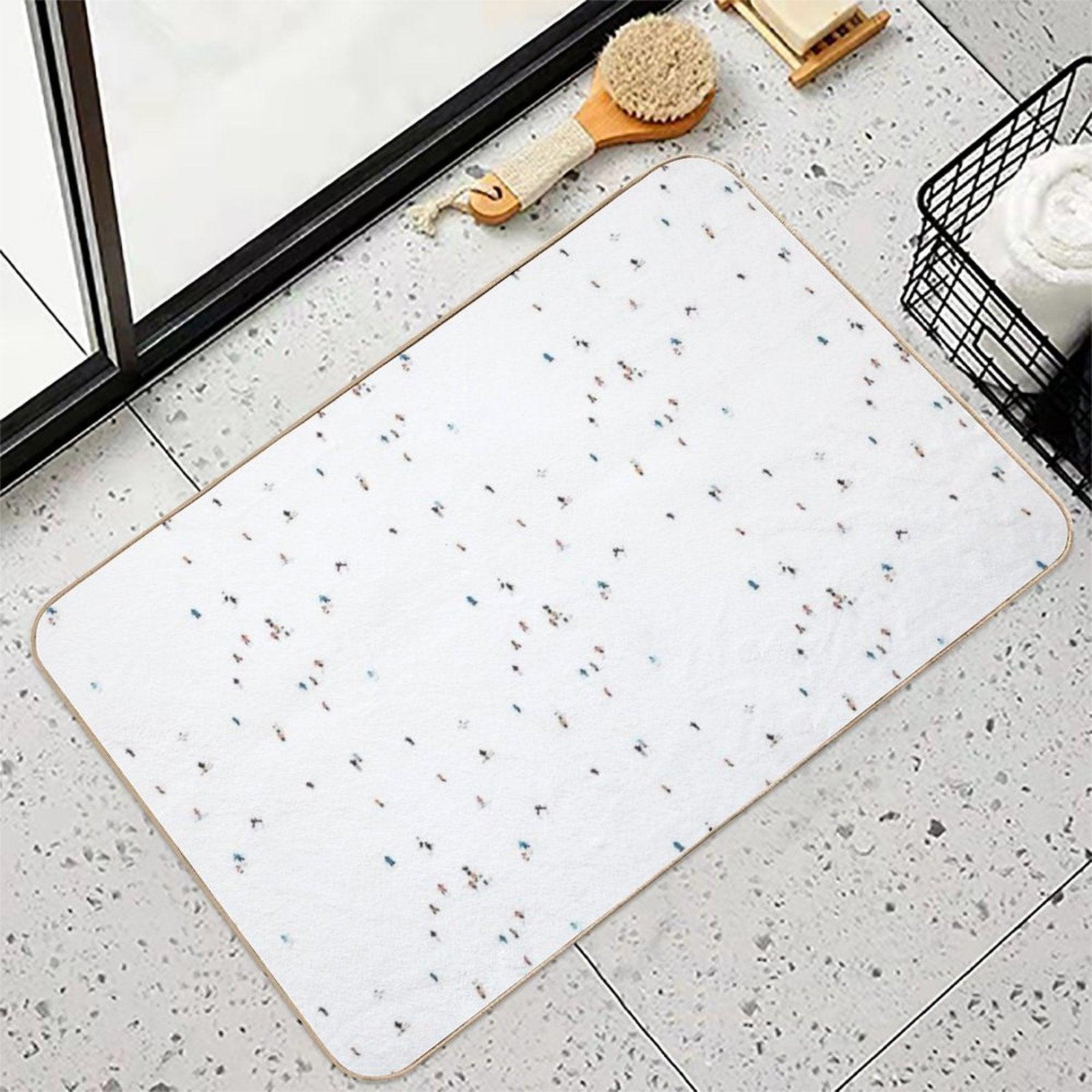 Ski Slopes Bath Mat