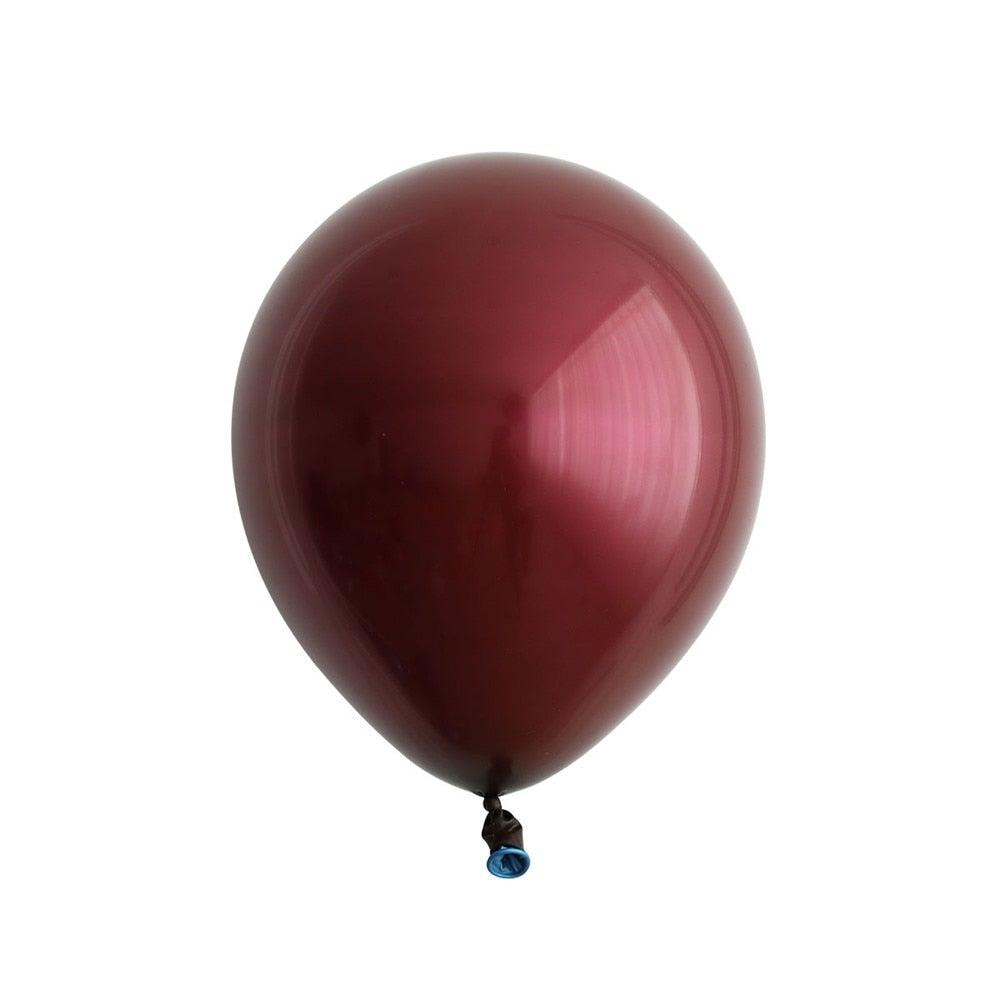130pcs Ruby Red Burgundy Balloons Blush Balloons Gold Balloons For Wedding Birthday Decoration Party Wedding Decoration