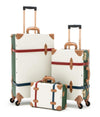 Minimalism 3 Pieces Luggage Set - Green/Pearl's