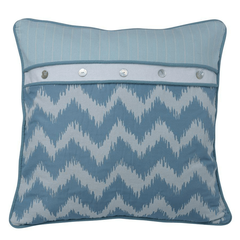 Maldives Chevron Euro Sham Pillow