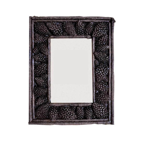 Black Carved Pine Cone Picture Frame - Gifts for You 'n Me