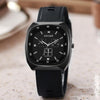 Fashionable women's watches, women's styles, Instagram, college style, student silicone, high aesthetics - Black