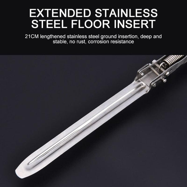 New Fishing Rod Holders Automatic Fishing Stainless Steel Pole Tackle Storage 32cm Outdoor Fishing Accessories Bracket Outdoor