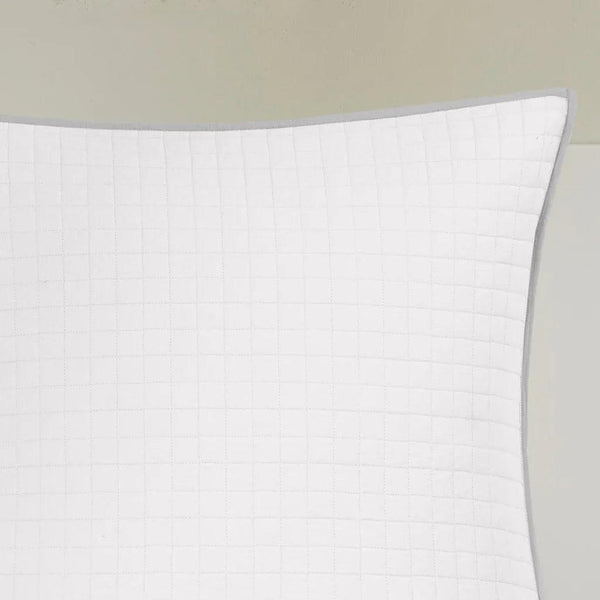 Brooklyn Cotton Jacquard Comforter Set with Euro Shams and Throw Pillows - Gifts for You 'n Me