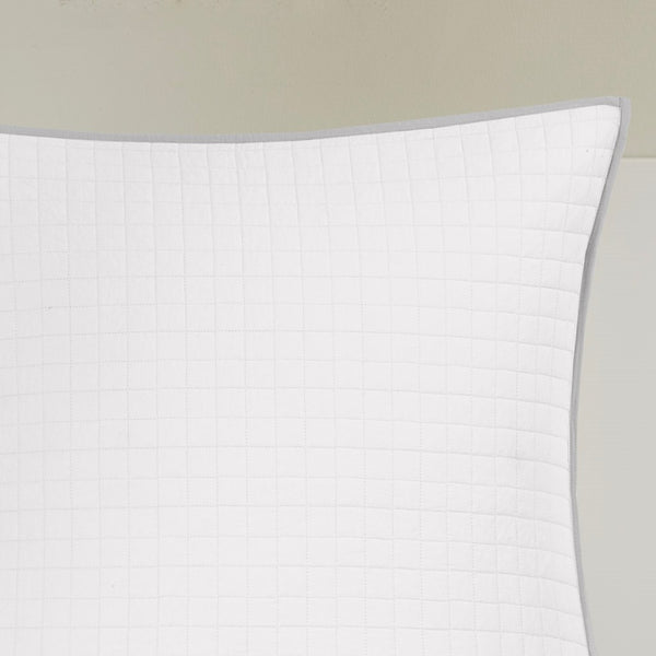 Brooklyn Cotton Jacquard Comforter Set with Euro Shams and Throw Pillows - Gifts for You 'n Me