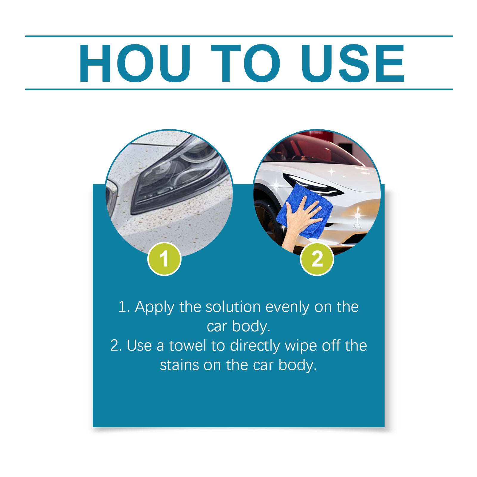 Waterless Car Wash Cleaning Set, Car Wash Cleaning And Decontamination Mild Decontamination Car Bright Cleaner