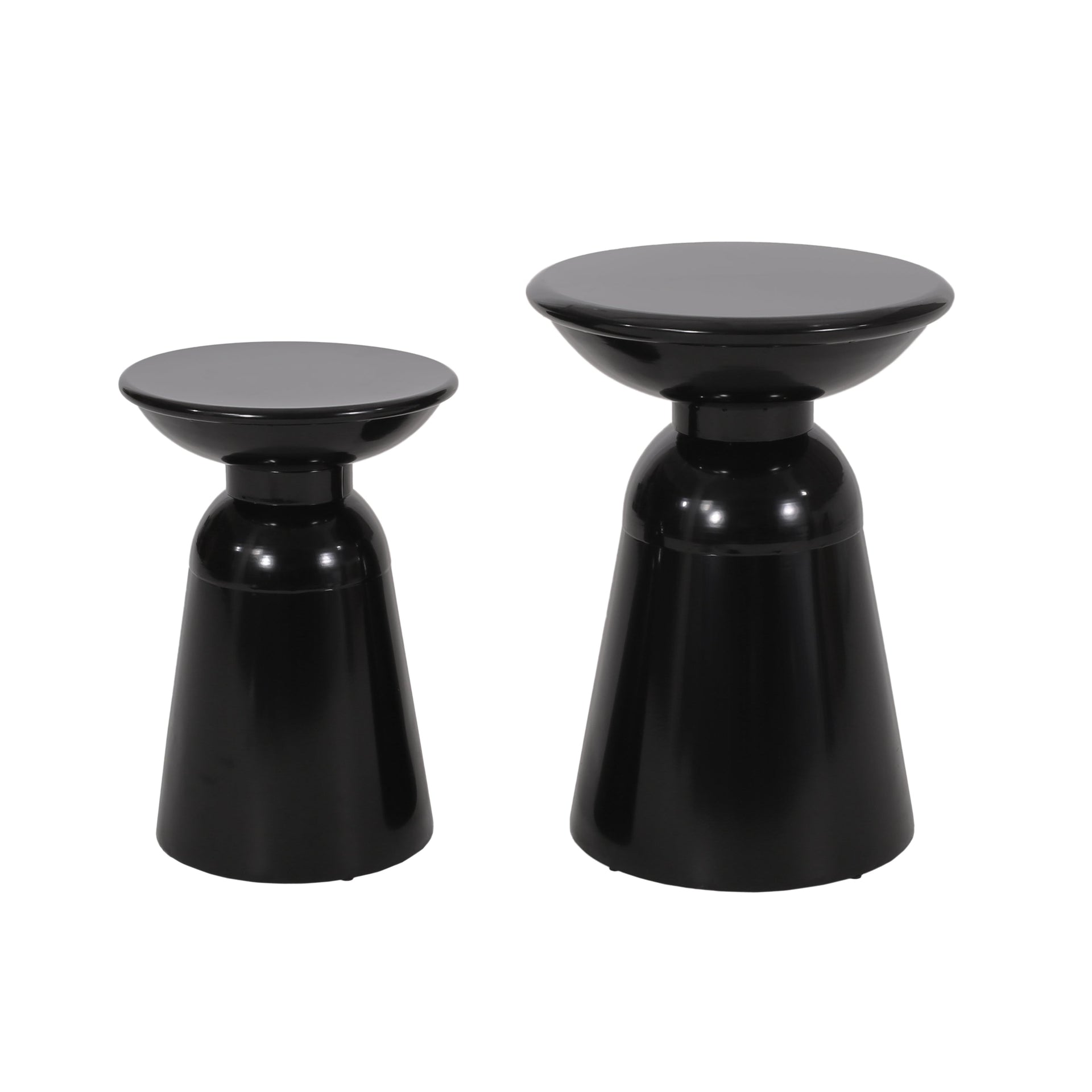 2 Metal Side Tables
