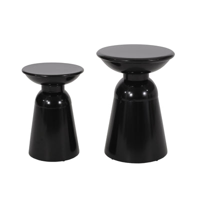 2 Metal Side Tables