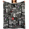 Wise Words From The Office - The Office Quotes Throw Blanket