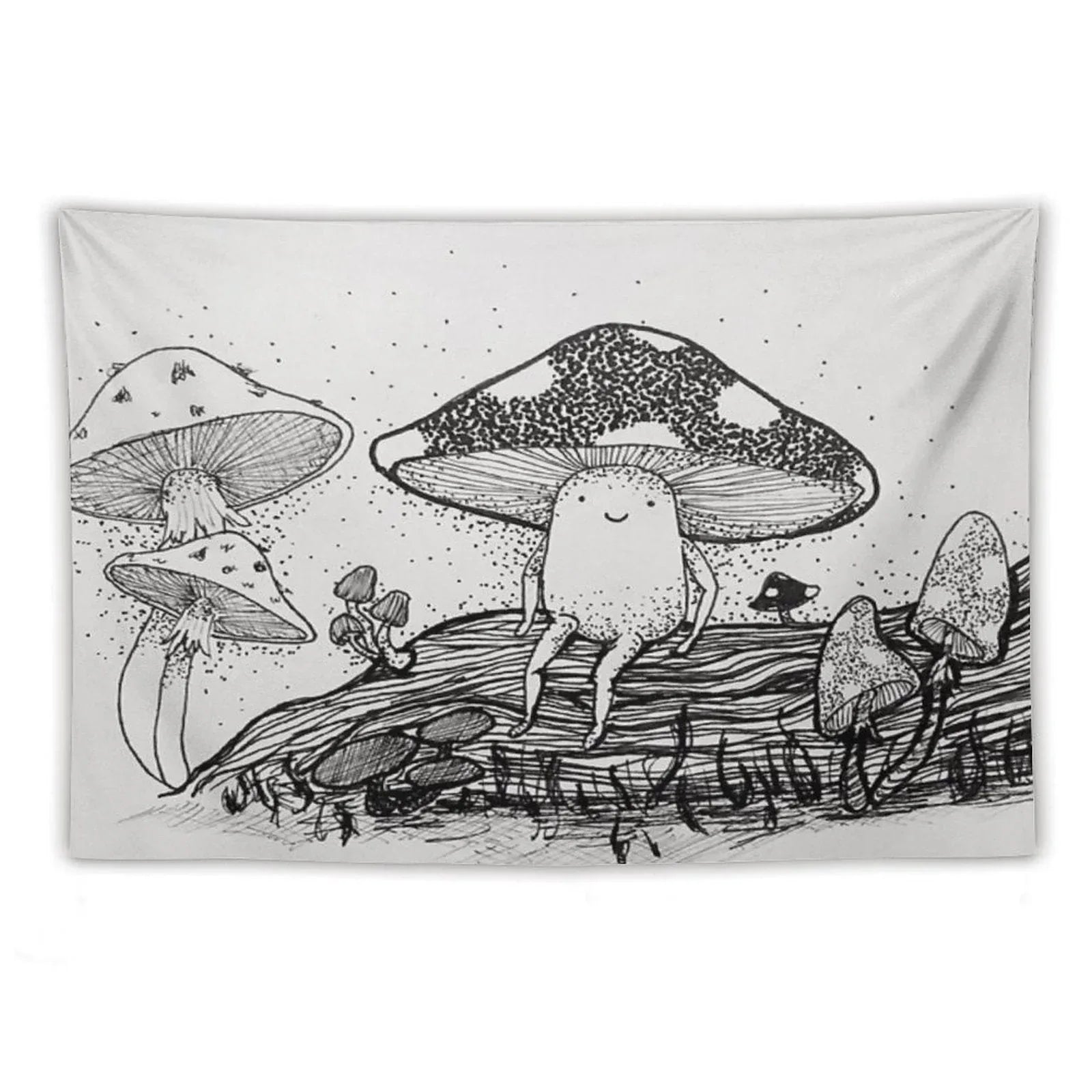Little Mushroom Tapestry