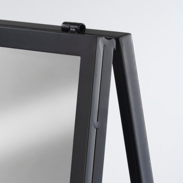 Floor Mirror with Ladder Back