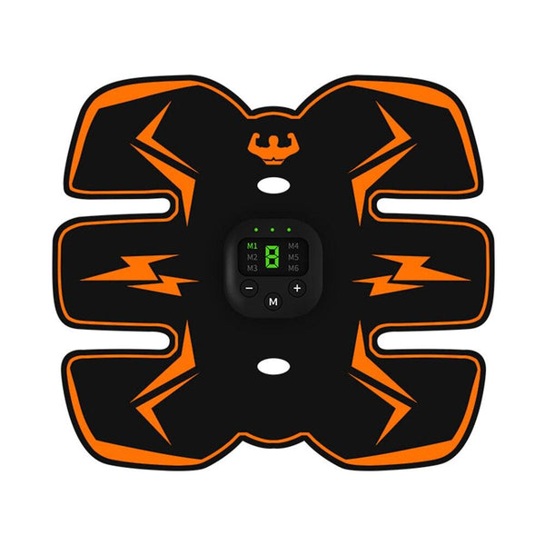 EMS Muscle Stimulator with LED Display USB Rechargeable Abdominal Belt Work Out Power Fitness Abdominal Men Women