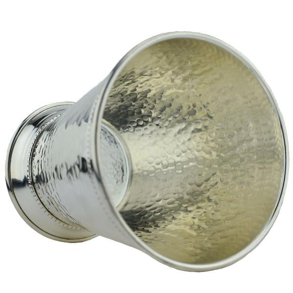 S/4 Hammered Silver Julep Cup