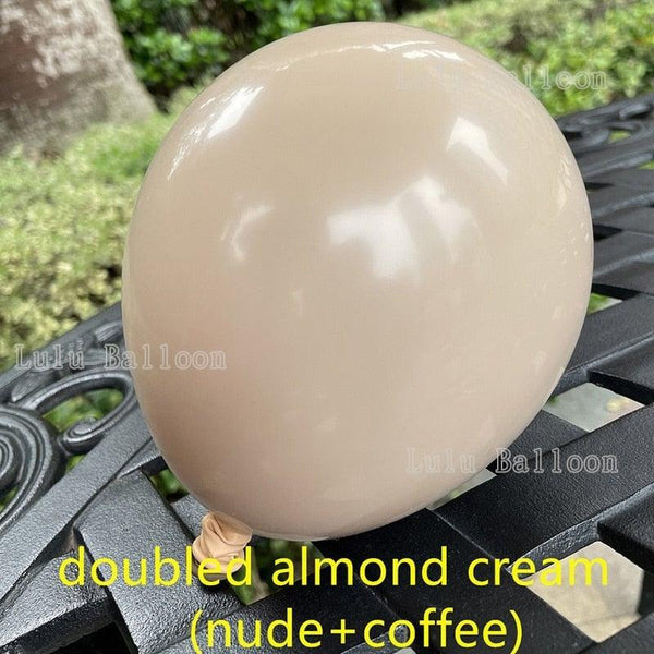 138 pcs Coffee Brown And Skin Balloon Arch Garland Kit For Kids Baby Shower Birthday Party Decoration Girls and Boys Universal Birthday Party Kid Decoration