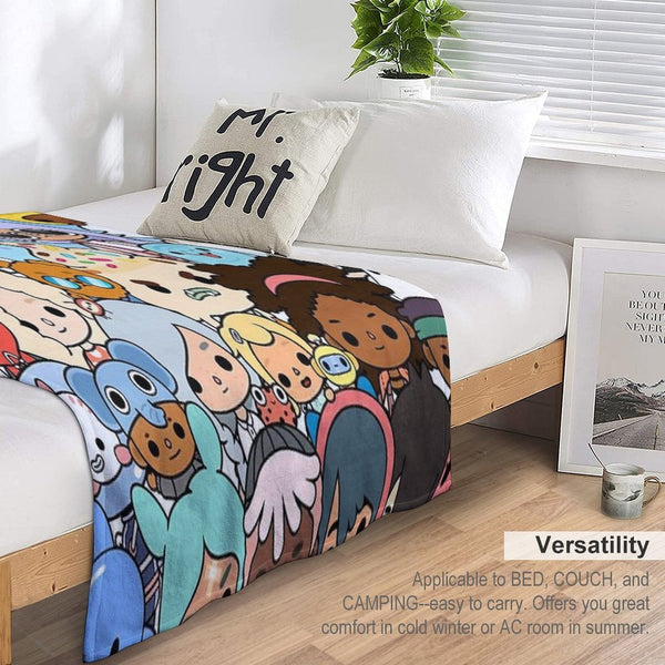 Toca Boca Sustainable Throw Blanket