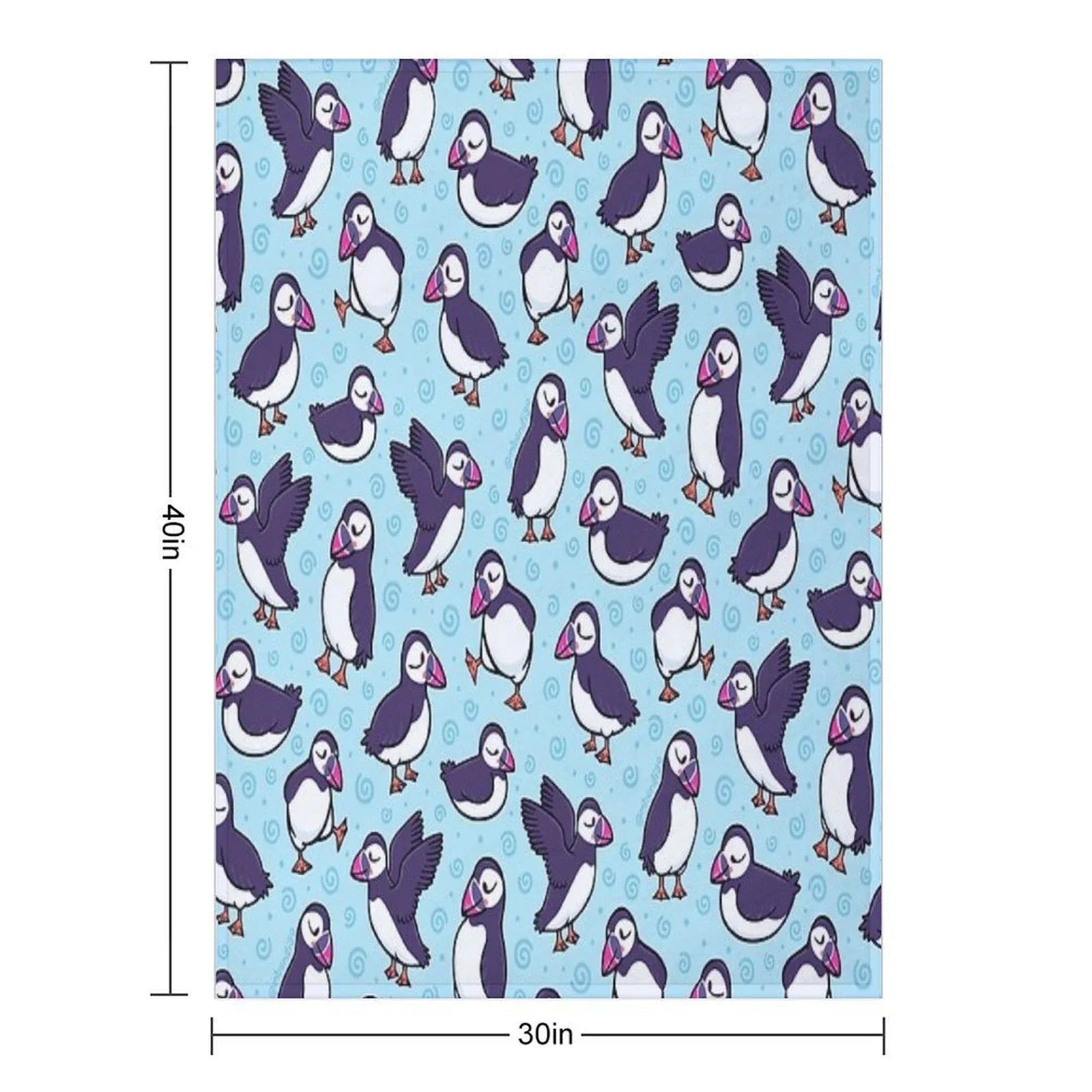 Tough Puffs Throw Blanket