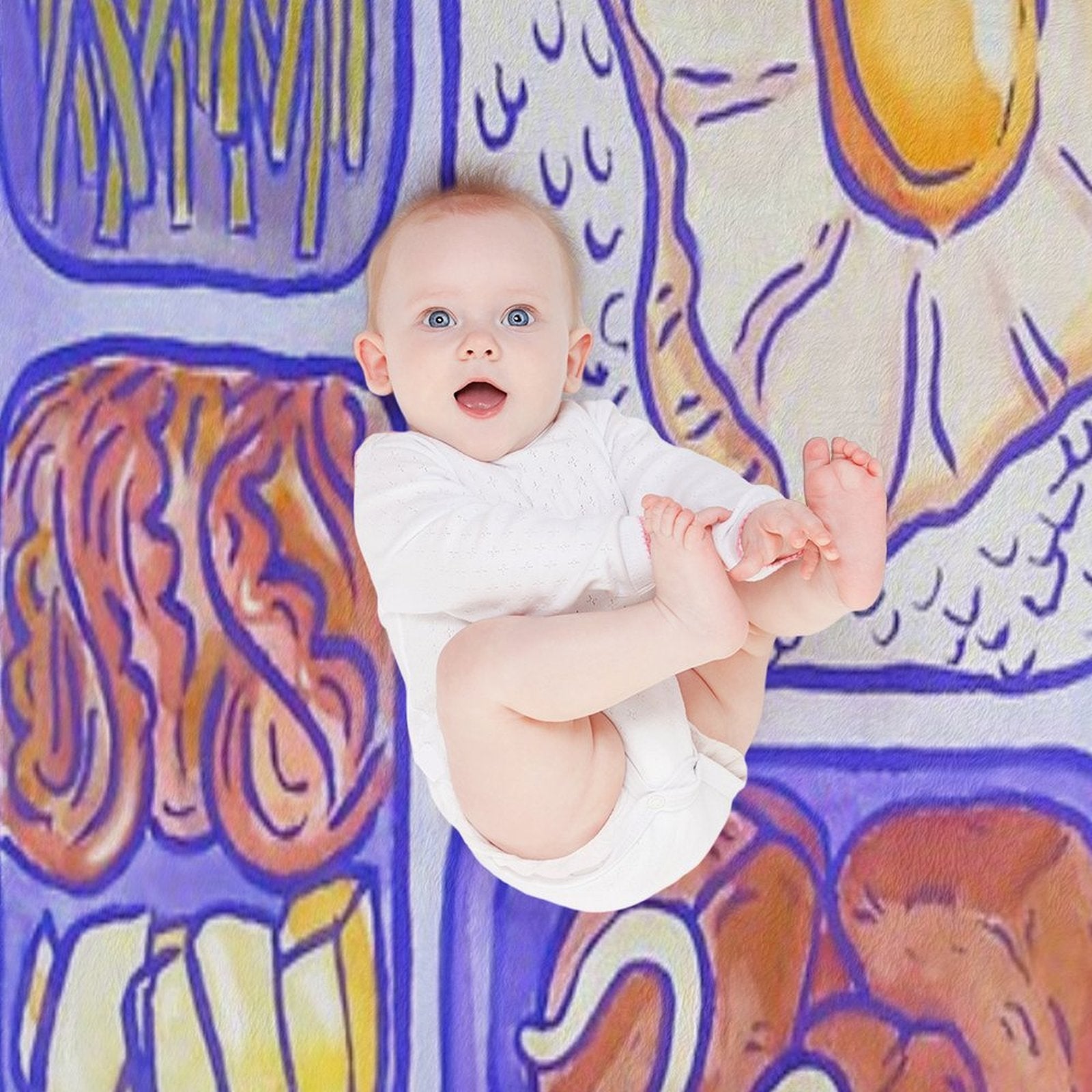 Lunch Box Premium Throw Blanket