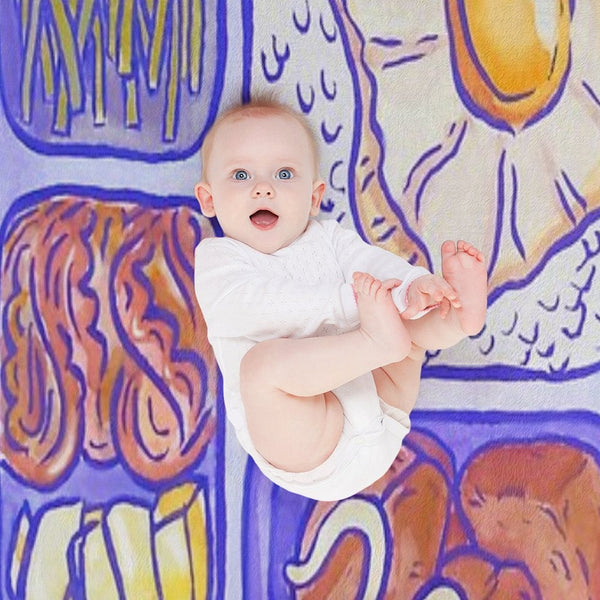 Lunch Box Premium Throw Blanket