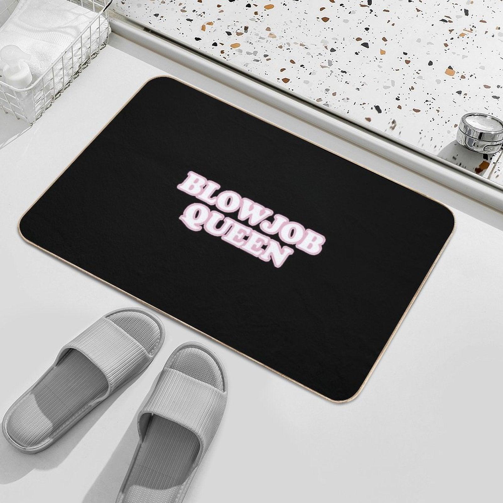Blowjob Queen Bath Mat