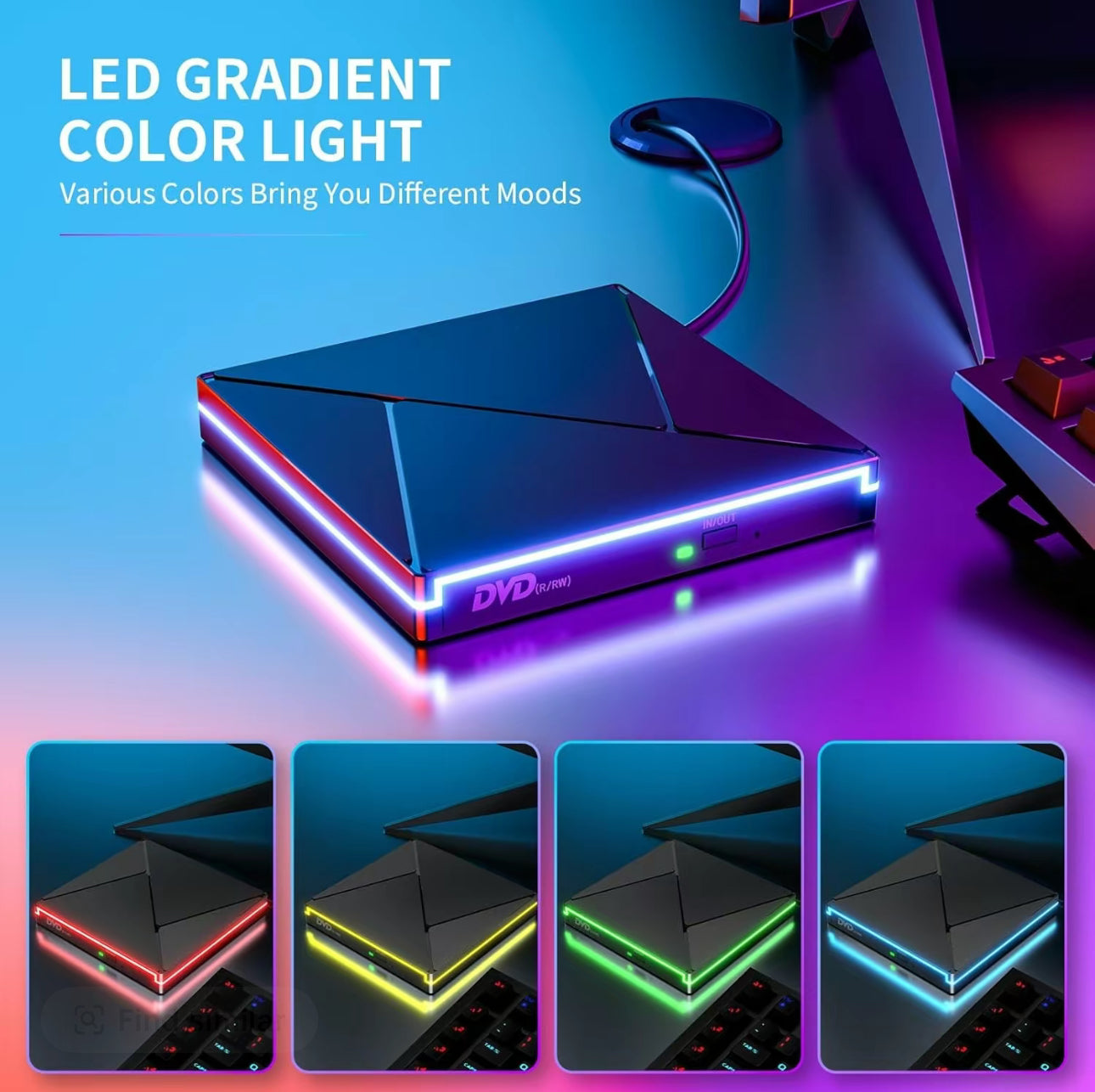 MemoraDrive USB-C DVD Burner V.I.P Digital Presence