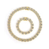 Cuban chain fashion new product square rock sugar chain 13mm necklace bracelet niche hip-hop jewelry accessories