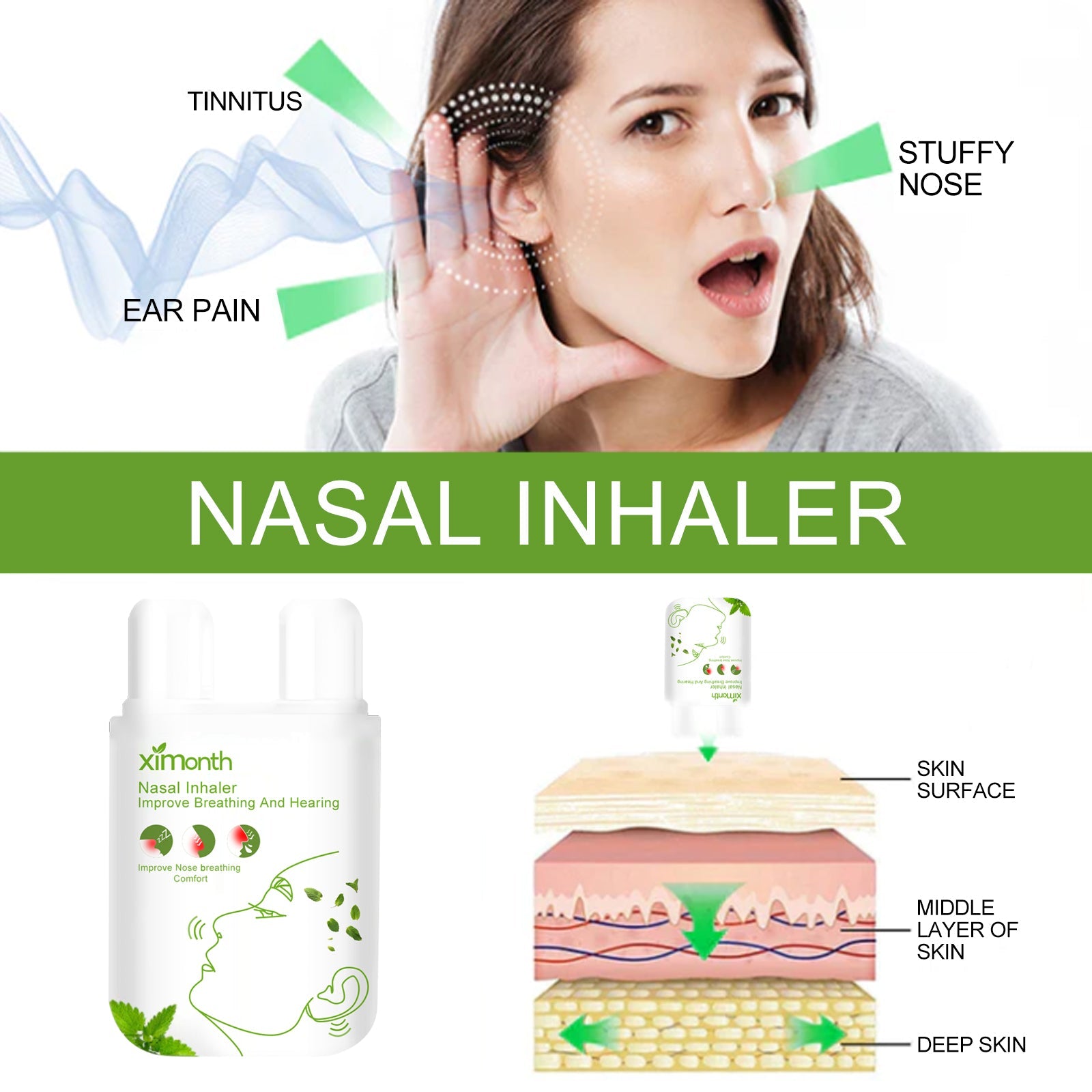 Relieves Nasal Congestion And Itchiness, Relieves Nasal Discomfort, Relieves Nasal Body Care